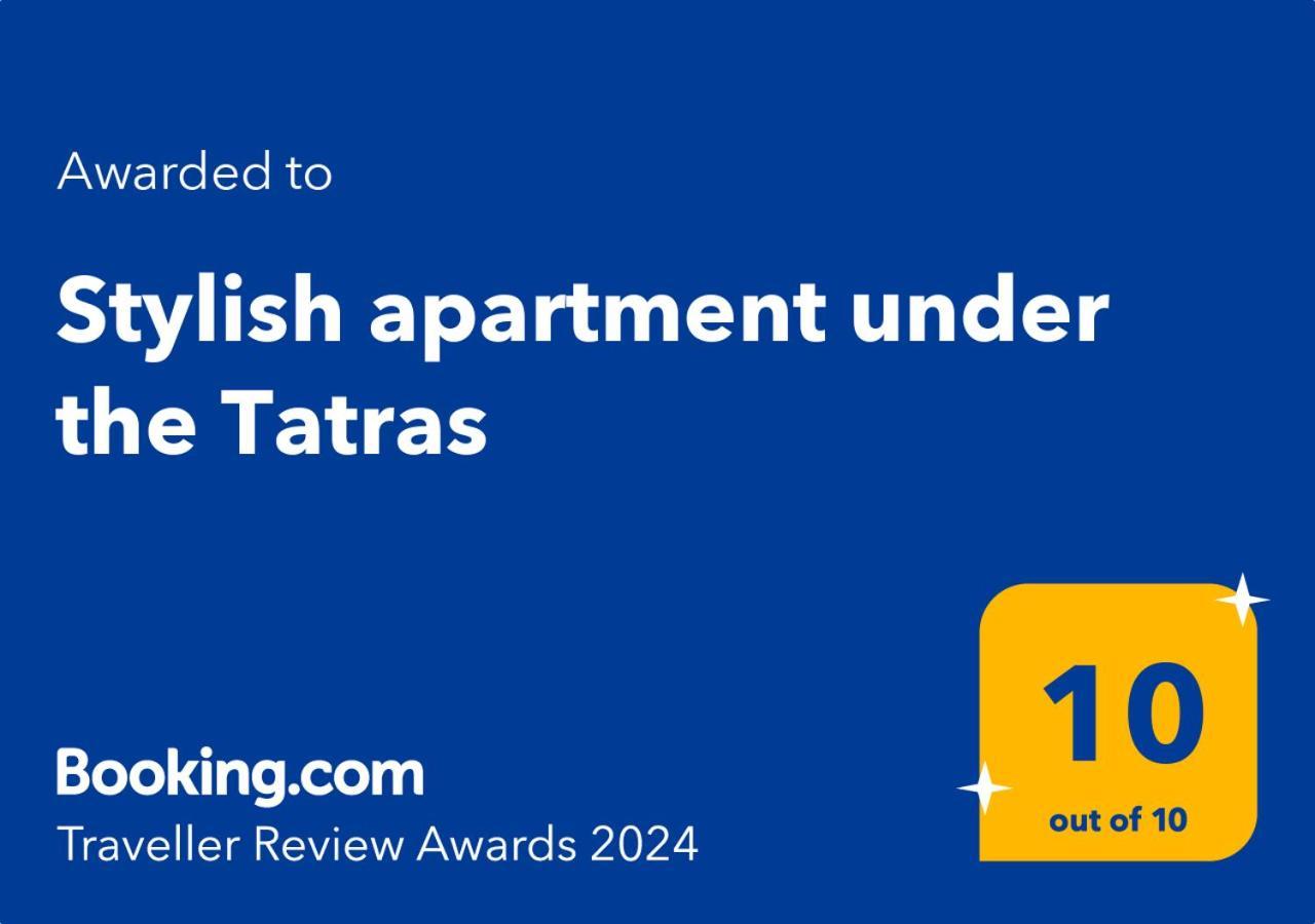 Stylish Apartment Under The Tatras Štrba Exteriér fotografie