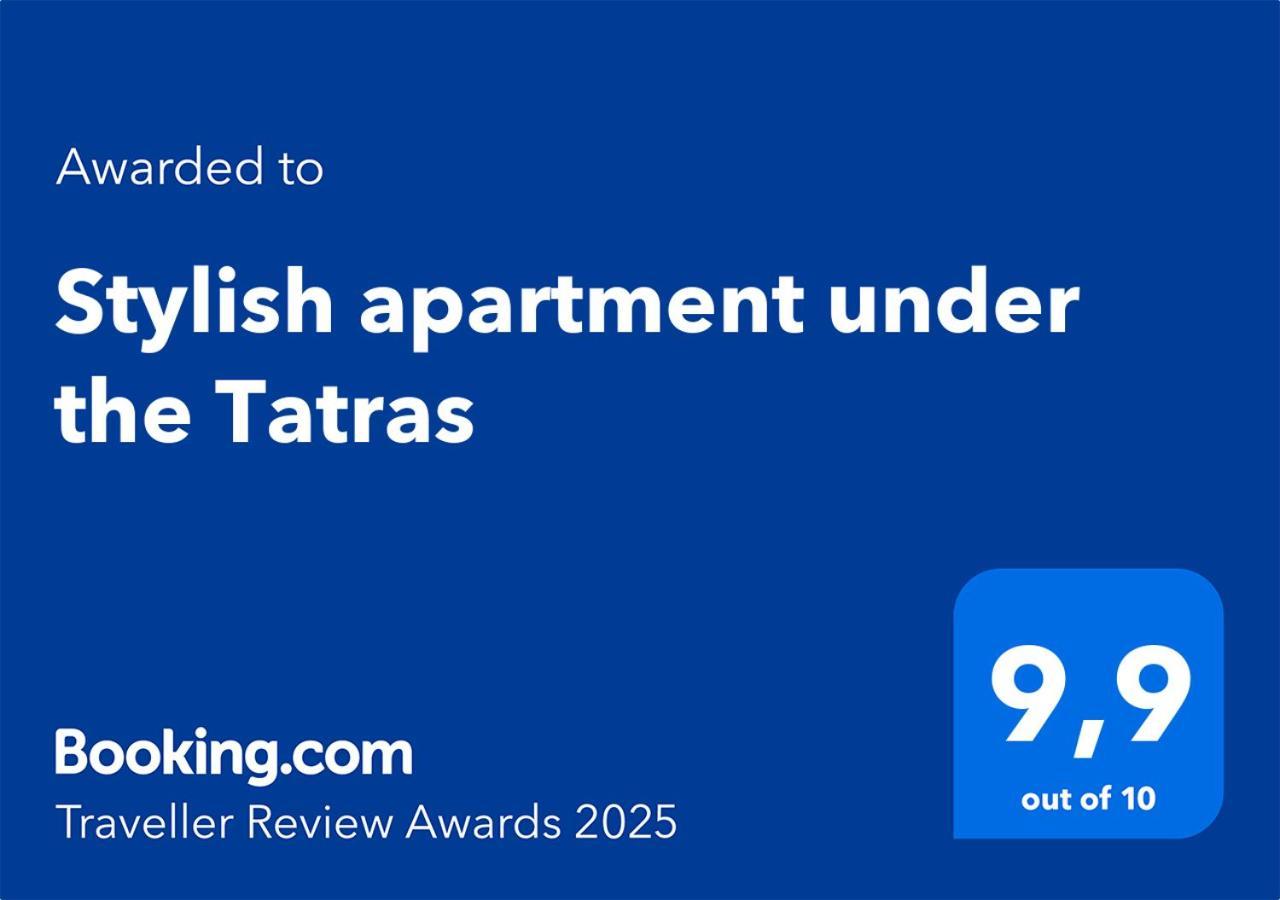Stylish Apartment Under The Tatras Štrba Exteriér fotografie